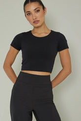 Grammercy Short Sleeve Top Black