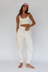 Serene Racerback Crop Top Sand