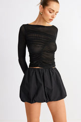 SNDYS Elodie Top Black