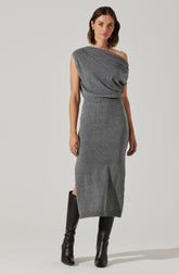 Val One Shoulder Sweater Dress