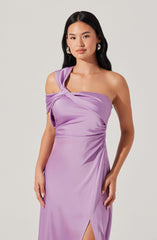 Cersei One Shoulder Midi Dress