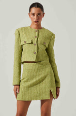 Covina Tweed Mini Skirt