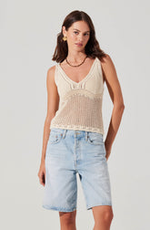 Kalaya Crochet Knit Top