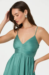 Maeve Pleated Midi Dress