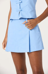 Pleated Mini Skort