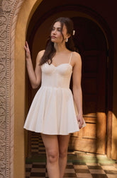 Fenna Textured Corset Mini Dress