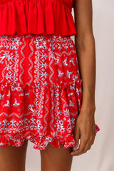 Alexi Mini Skirt Red