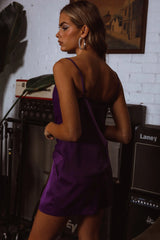 Taylah Cowl Neck Cami Top Purple