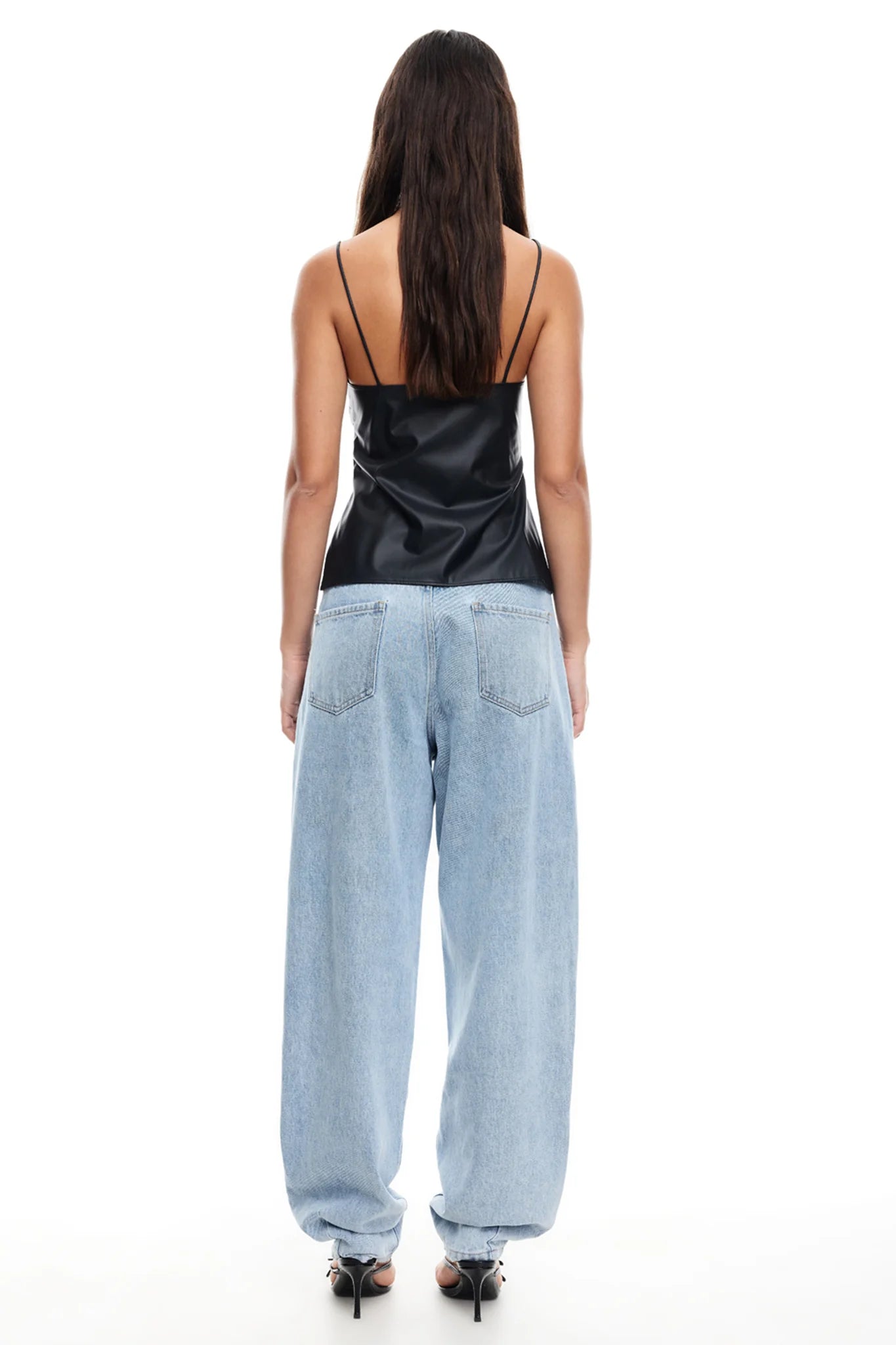 LIONESS Mariah Cami Onyx