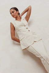 Sweet Treat Sleeveless Top Oat