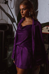 Taylah Cowl Neck Cami Top Purple