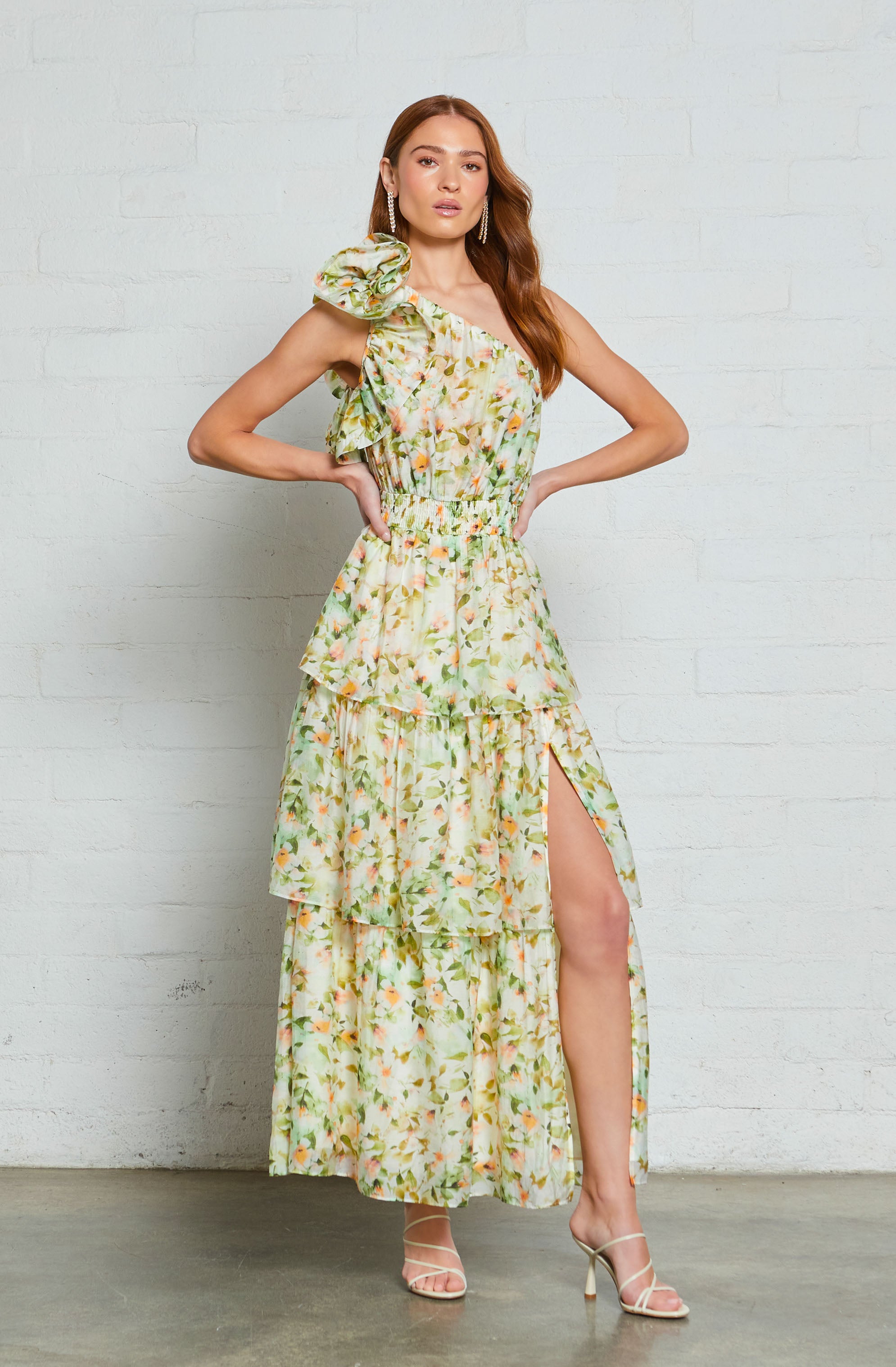 Imelda One Shoulder Maxi Dress