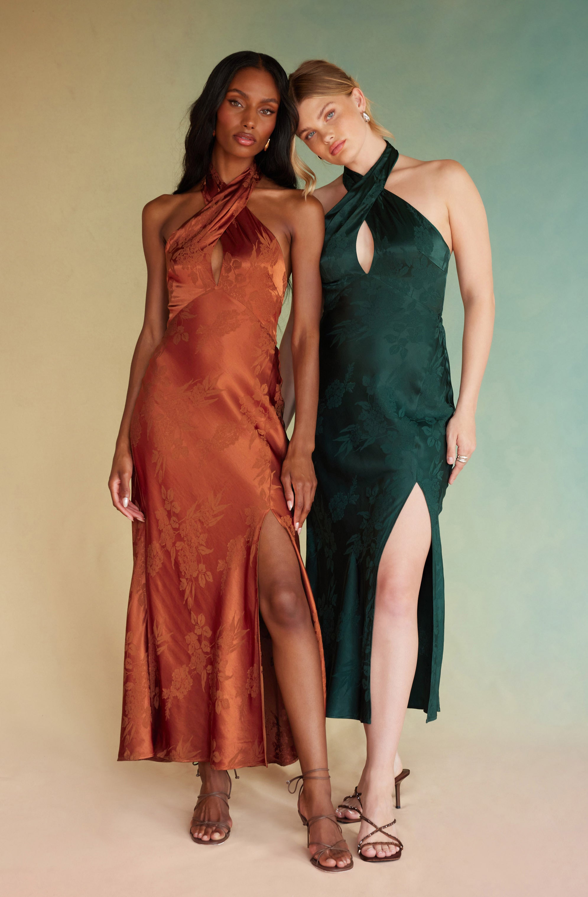 Marissa Halter Neck Midi Dress