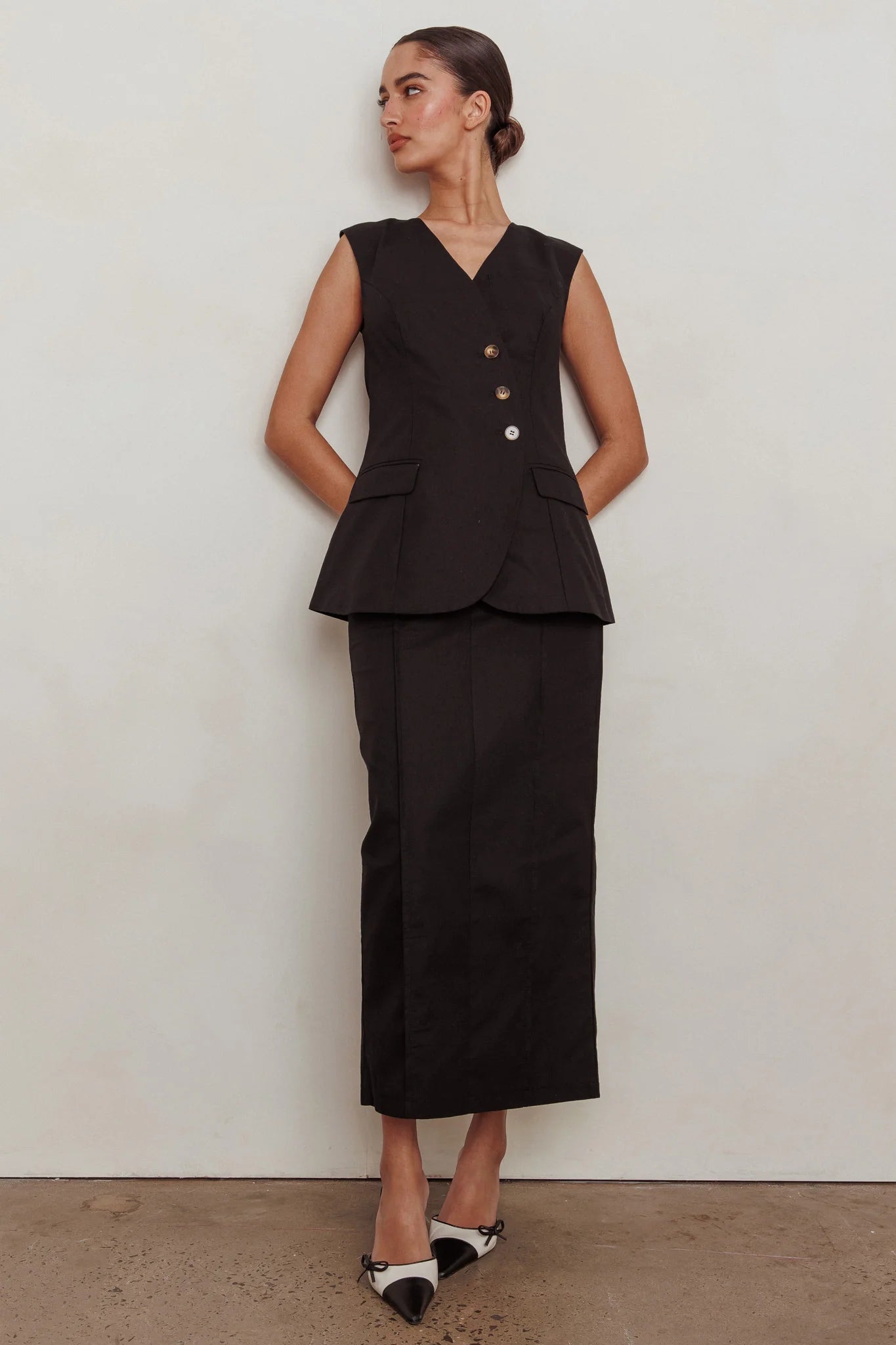 Sweet Treat Sleeveless Top Black