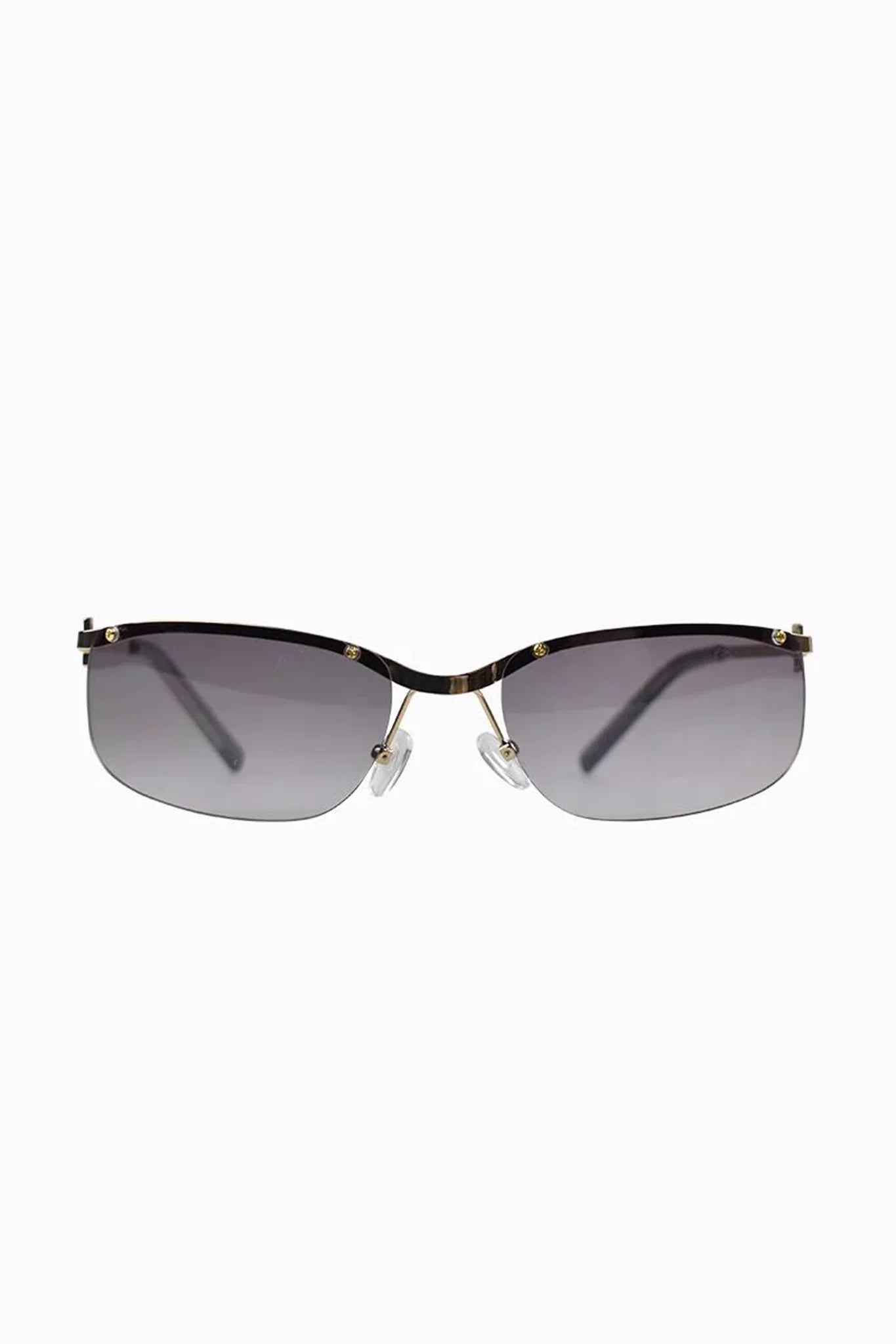 Peta And Jain Metal Mono Lens Sunglasses Gold