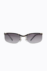 Peta And Jain Metal Mono Lens Sunglasses Gold