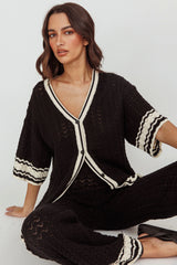 Rhodes Cotton Relaxed Knit Shirt Black