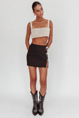 Kylah Crop Top Pearl