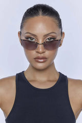 Peta And Jain Metal Mono Lens Sunglasses Gold