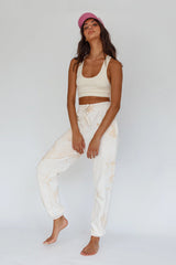 Serene Racerback Crop Top Sand