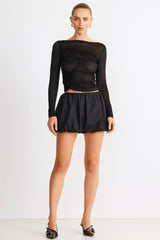 SNDYS Elodie Top Black