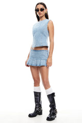 LIONESS Countryside Top Denim