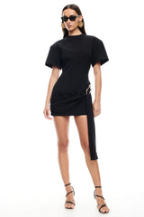 LIONESS Martini Mini Dress Onyx