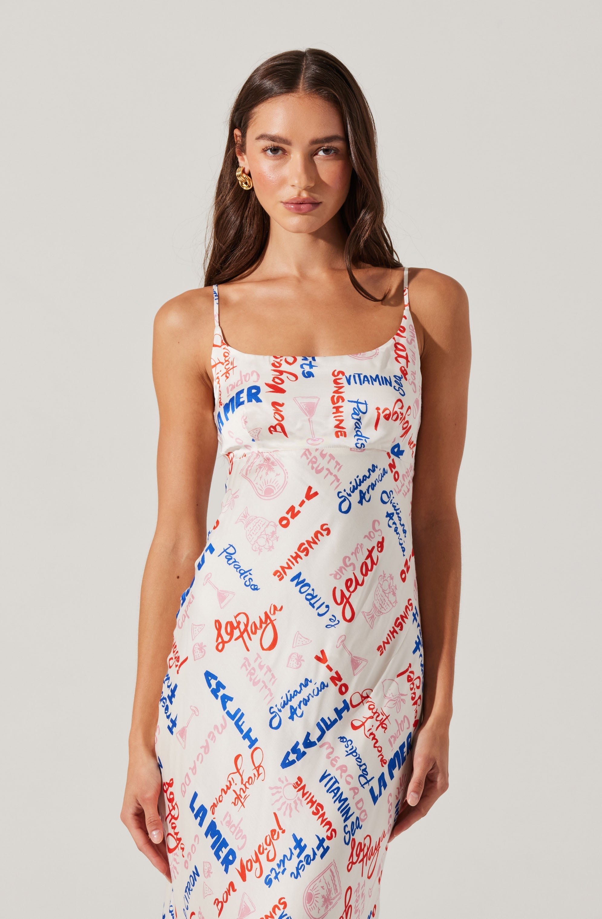 Joan Satin Midi Dress