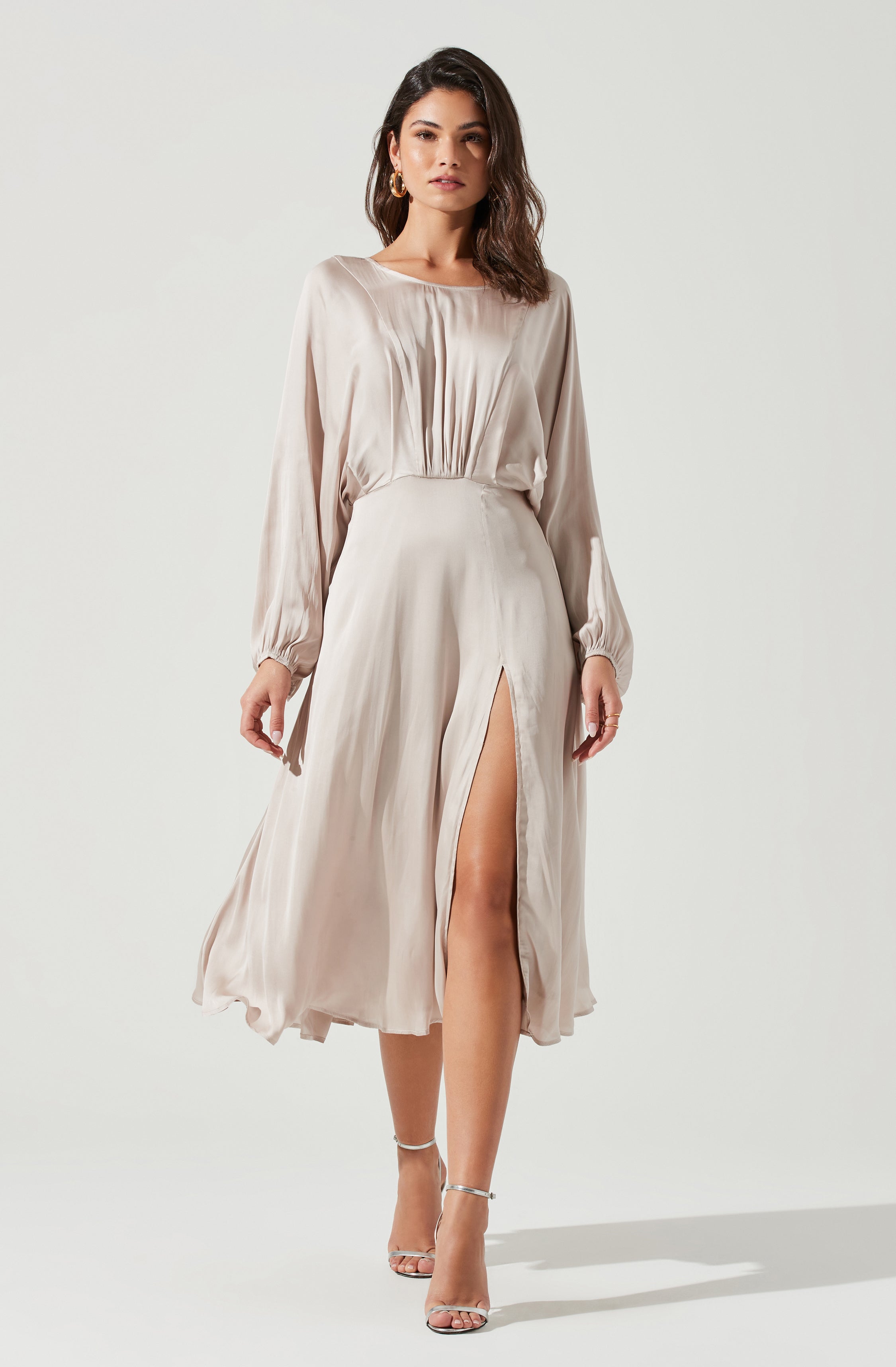 Marin Dolman Sleeve Midi Dress