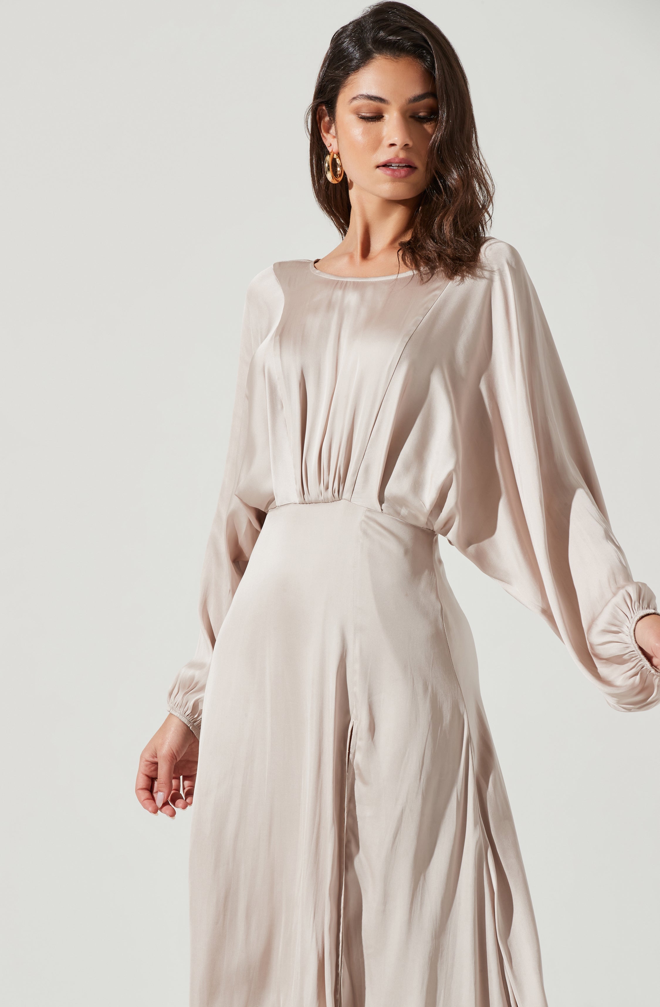 Marin Dolman Sleeve Midi Dress