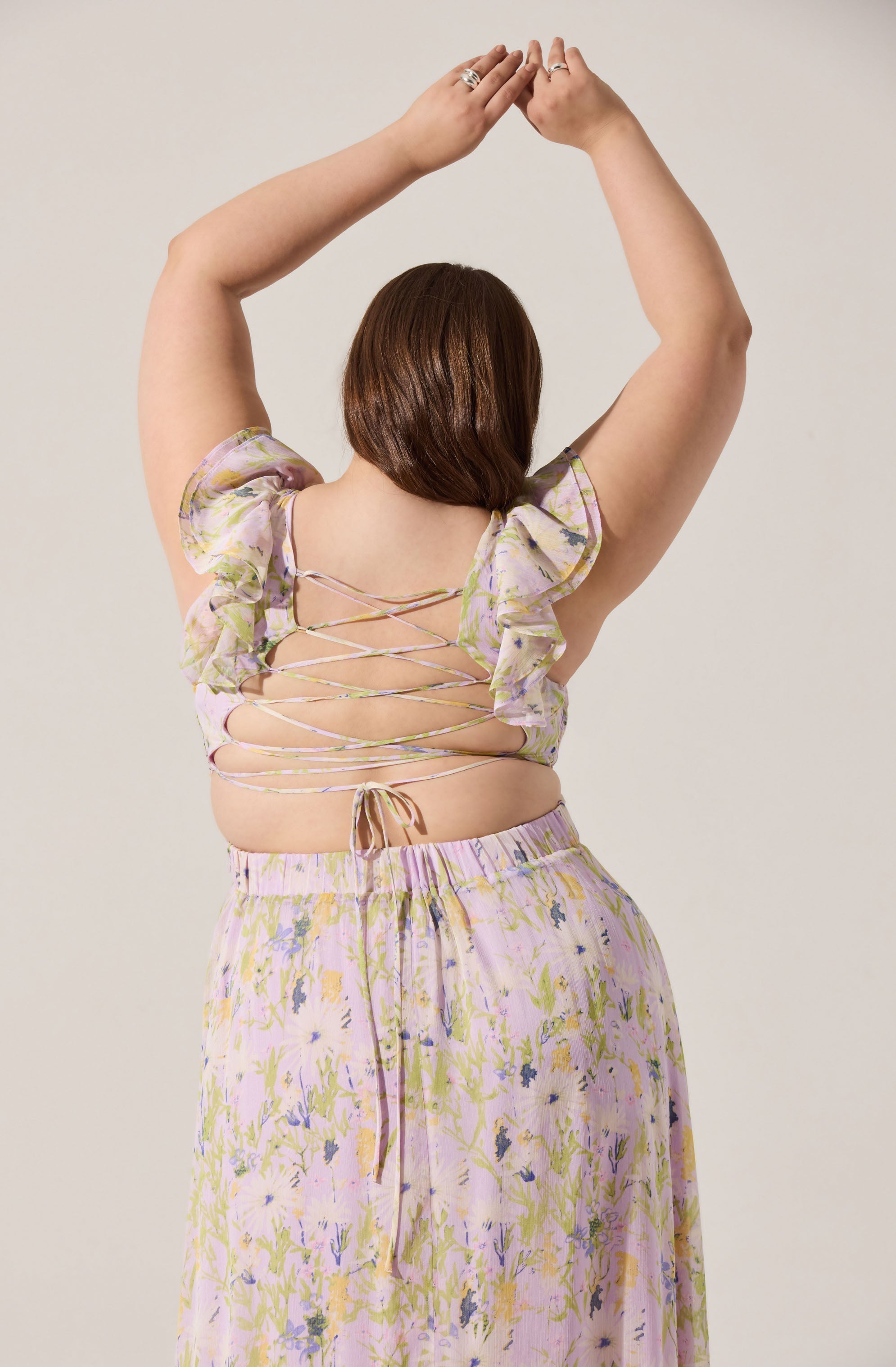 Primrose Floral Strappy Back Maxi Dress