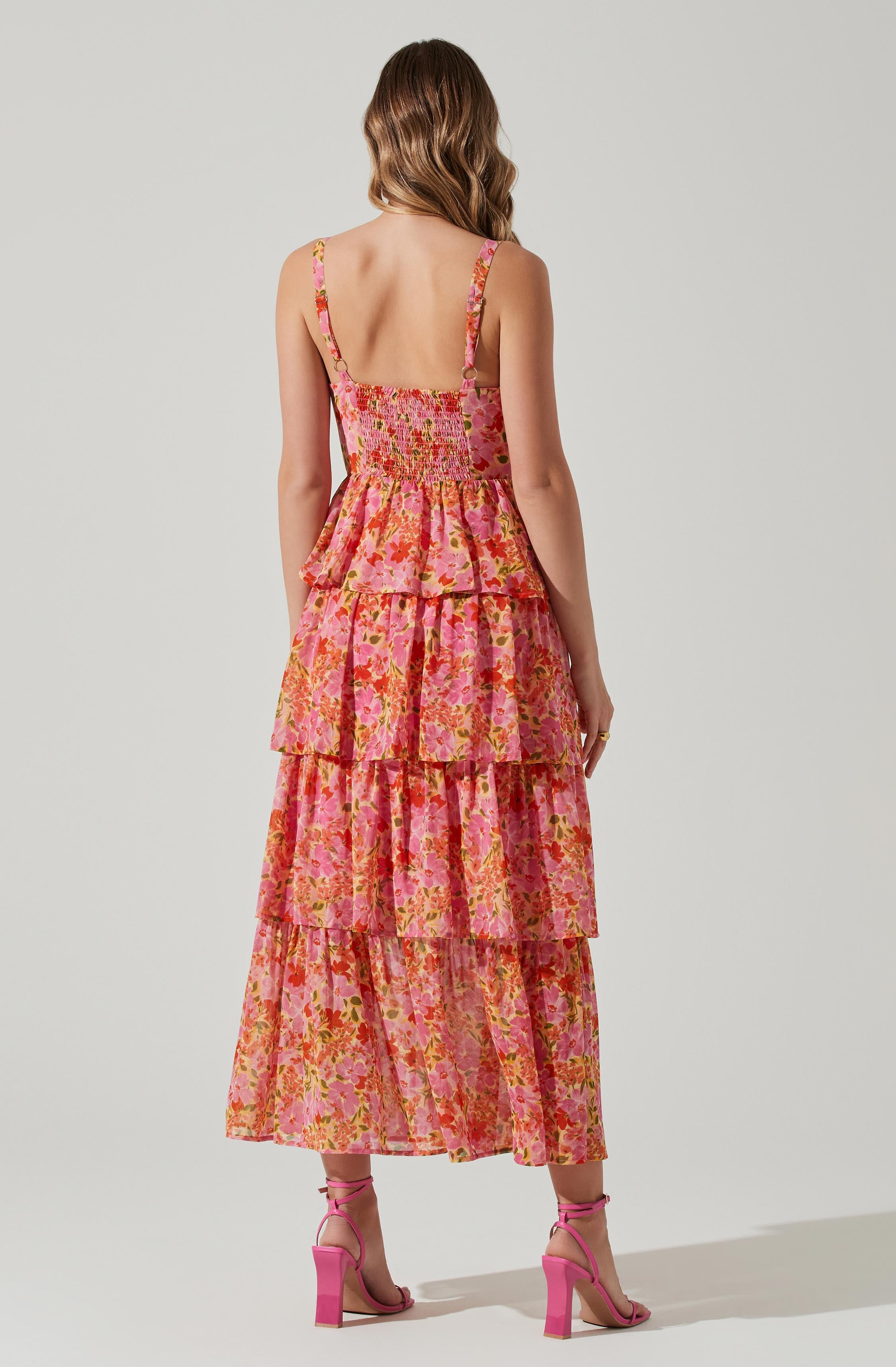 Midsummer Floral Tiered Maxi Dress