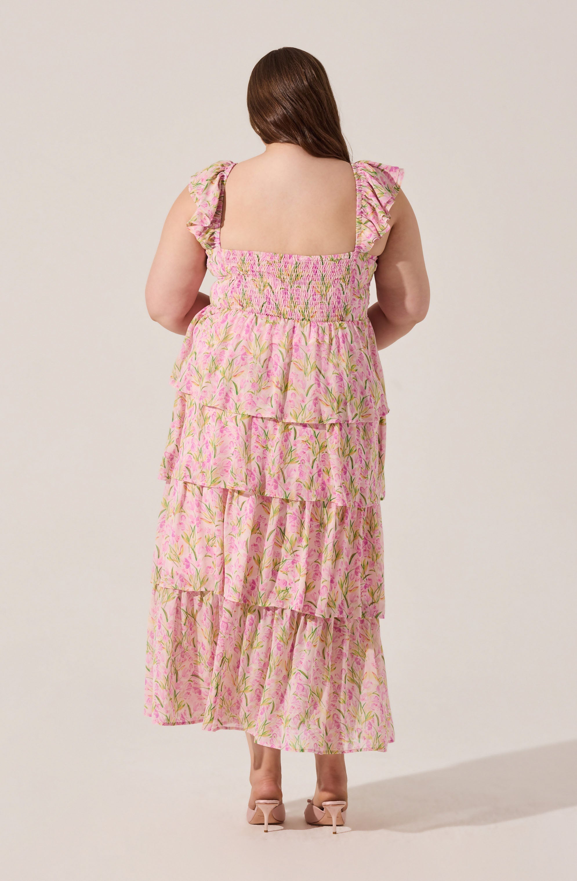 Midsummer Floral Tiered Maxi Dress