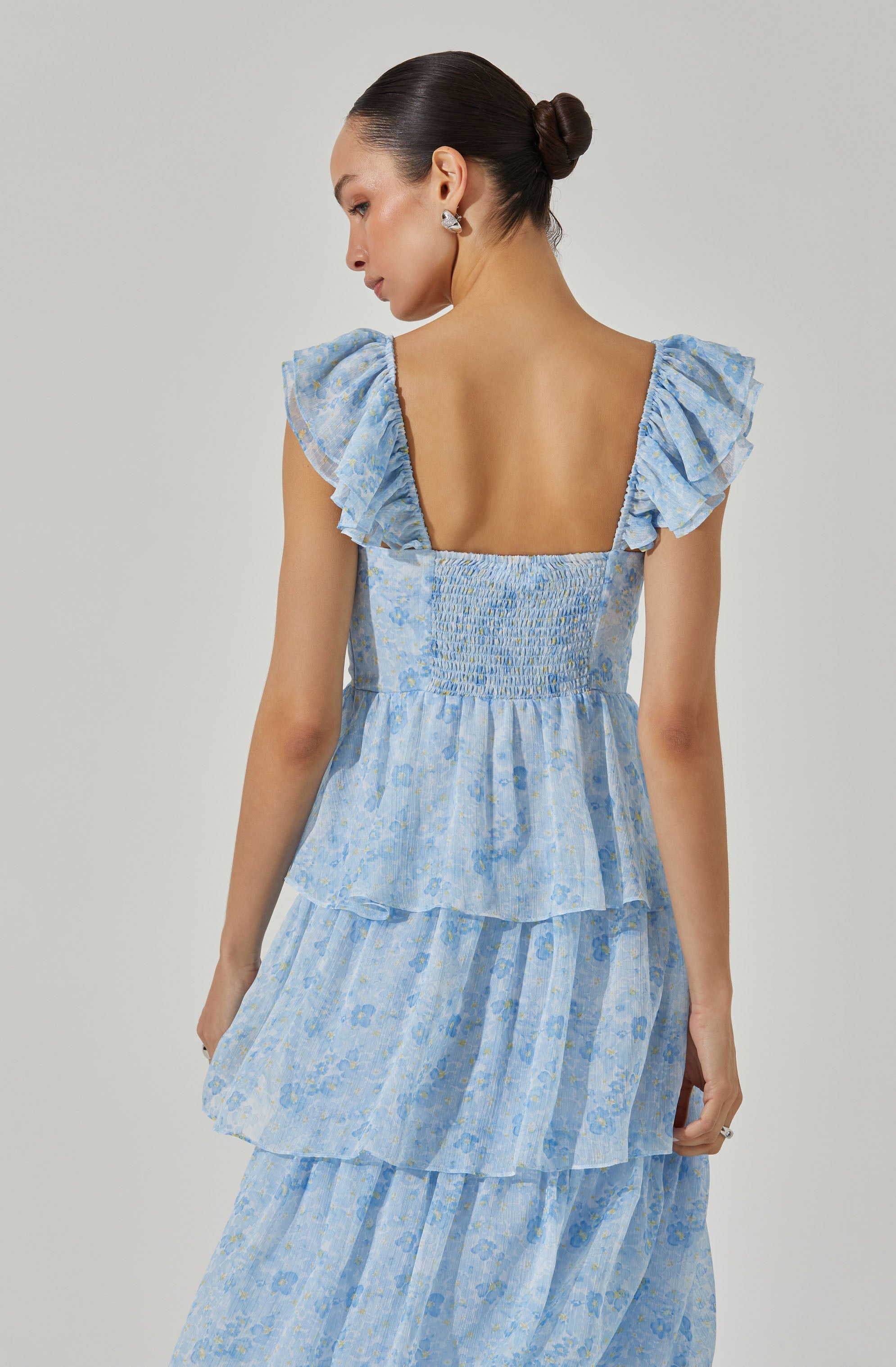 Midsummer Floral Tiered Maxi Dress