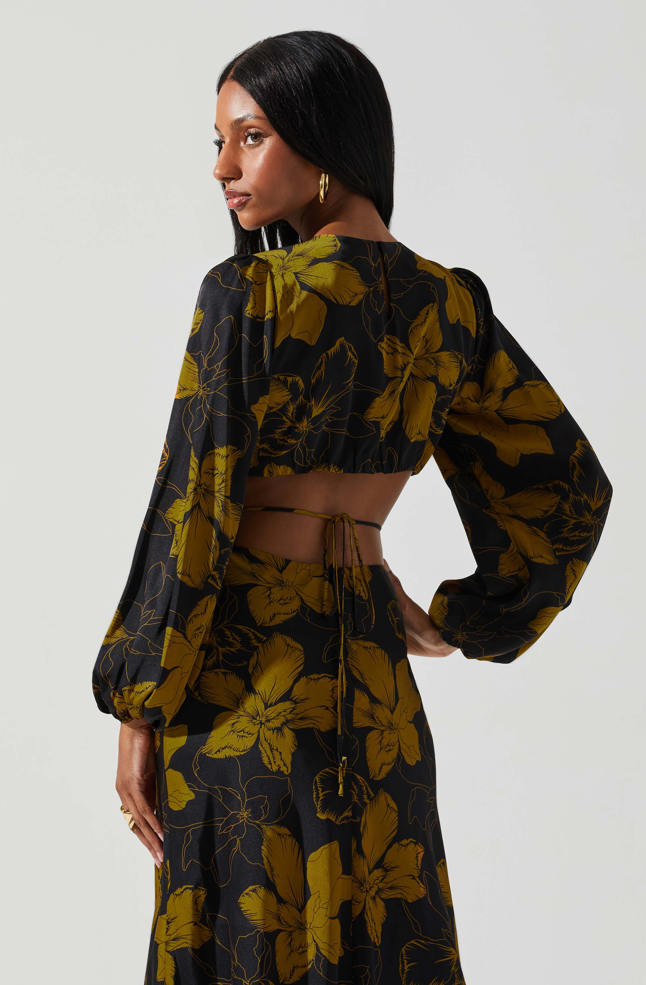 Quinn Floral Cutout Maxi Dress