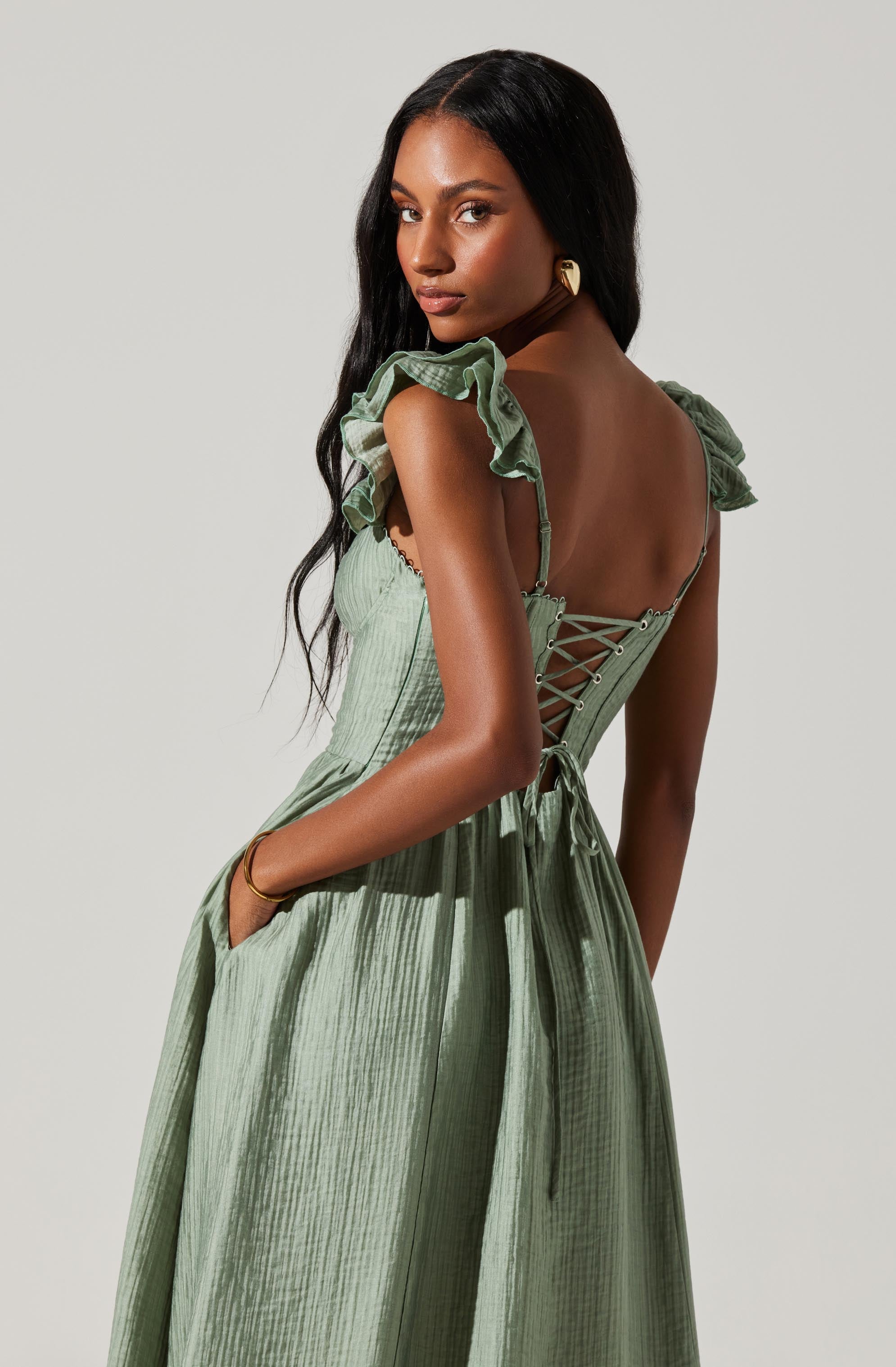 Wedelia Bustier Midi Dress