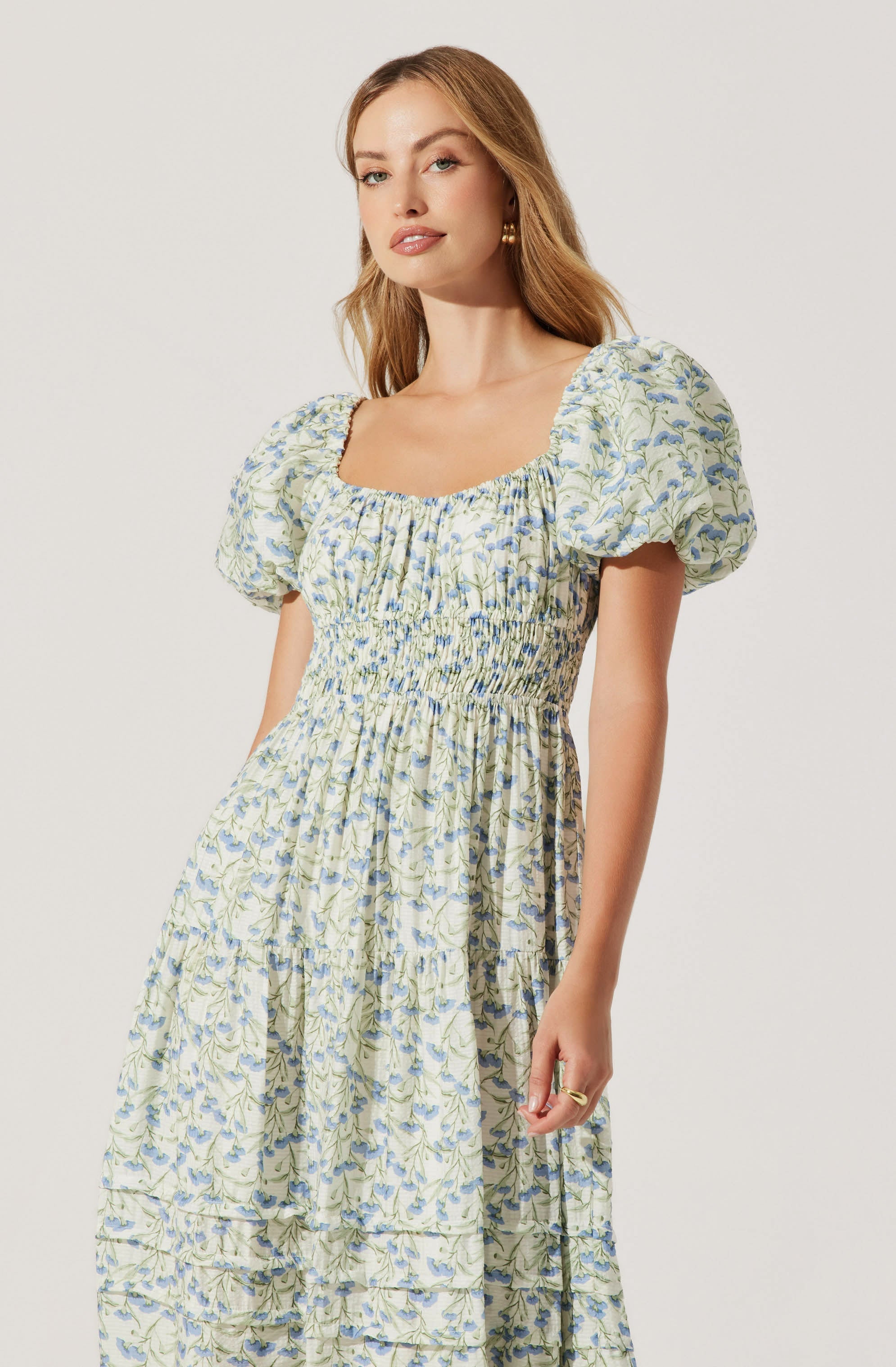 Florentina Floral Tiered Maxi Dress