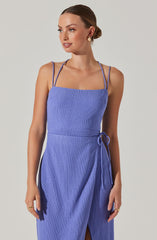 Brinda Wrap Midi Dress