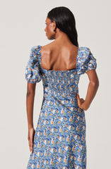 Sylvie Floral Bustier Maxi Dress