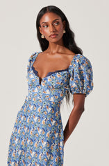 Sylvie Floral Bustier Maxi Dress