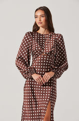 Suzy Polka Dot Midi Dress