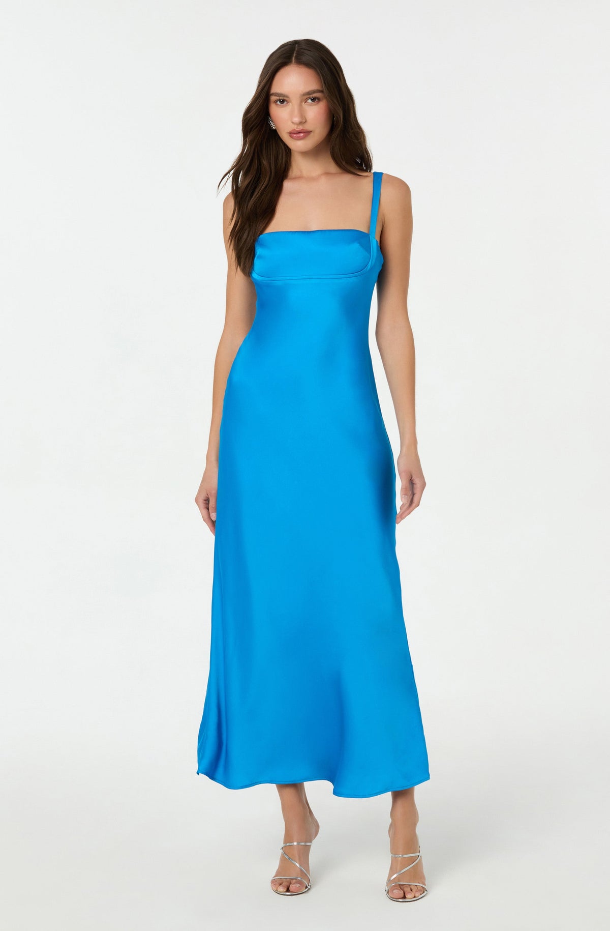 Stacie Satin Maxi Dress