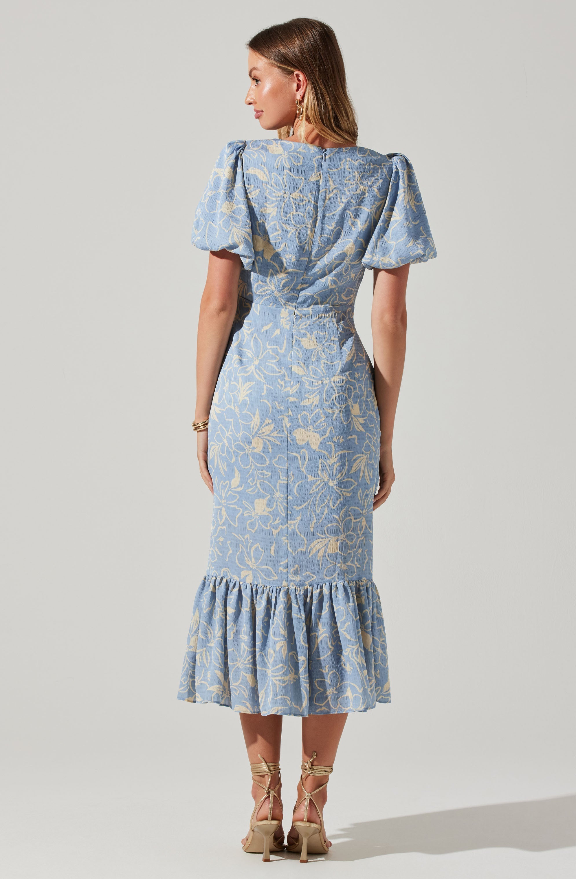 Modena Floral Midi Dress