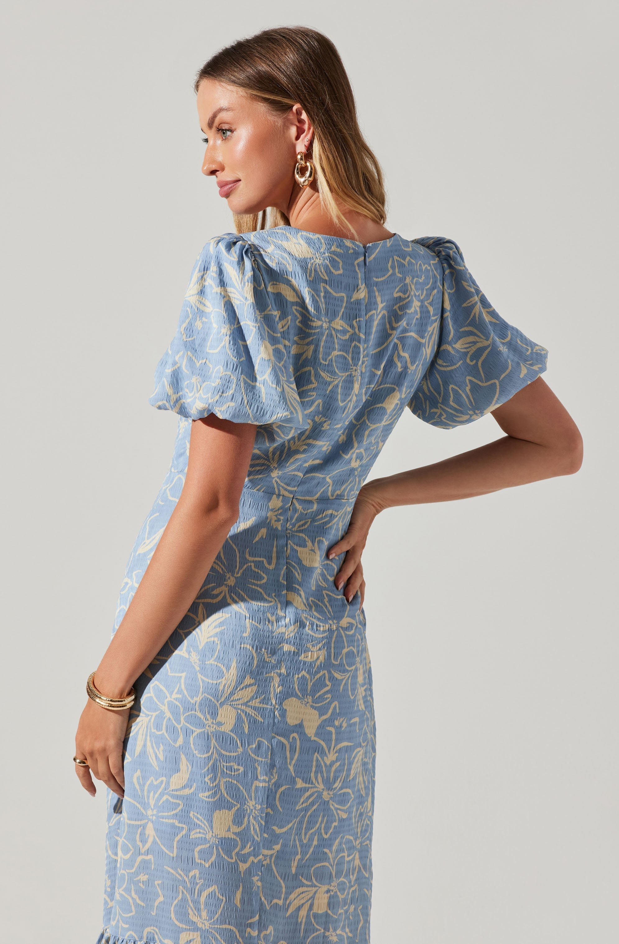 Modena Floral Midi Dress