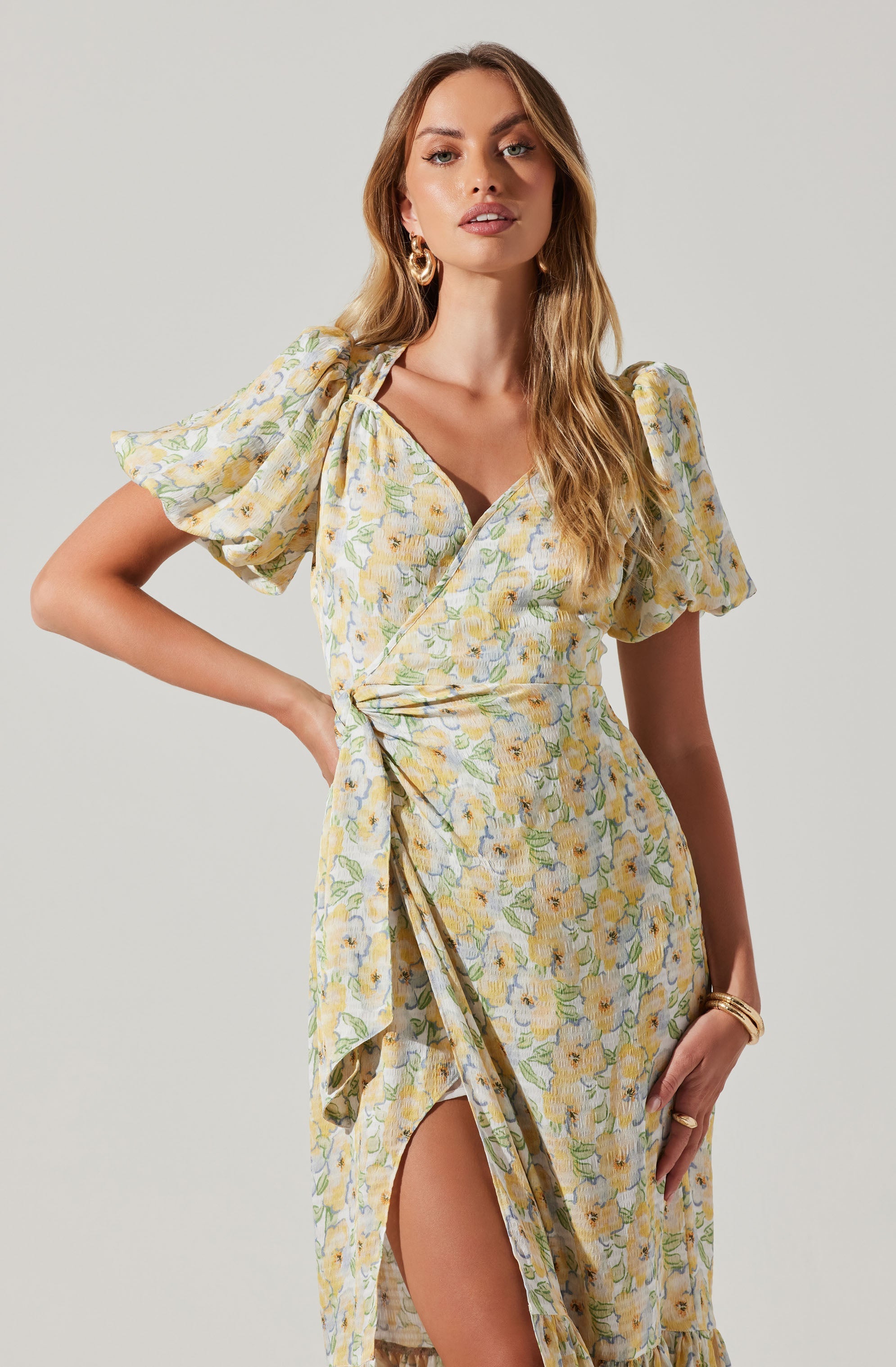 Modena Floral Midi Dress