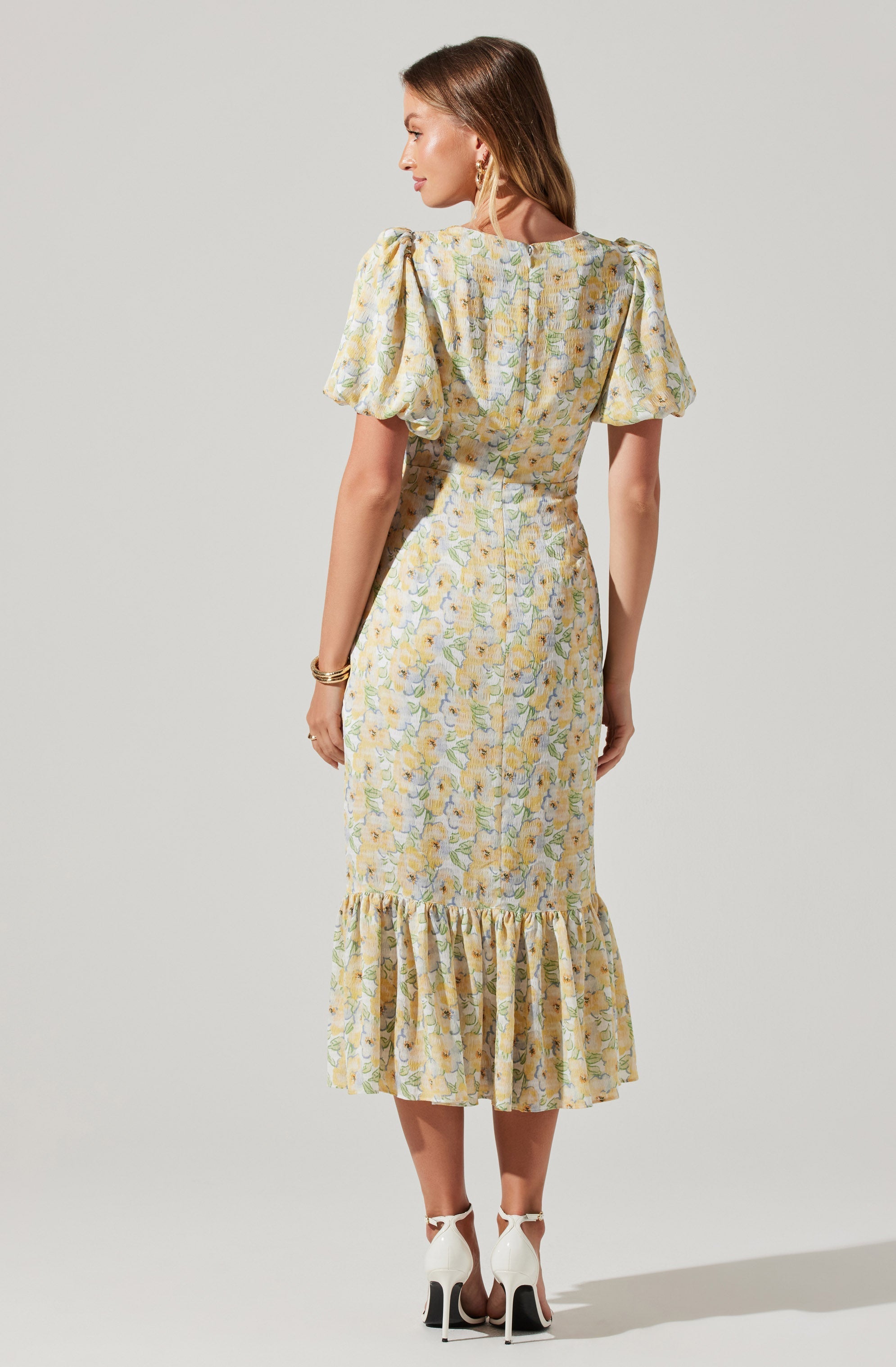 Modena Floral Midi Dress