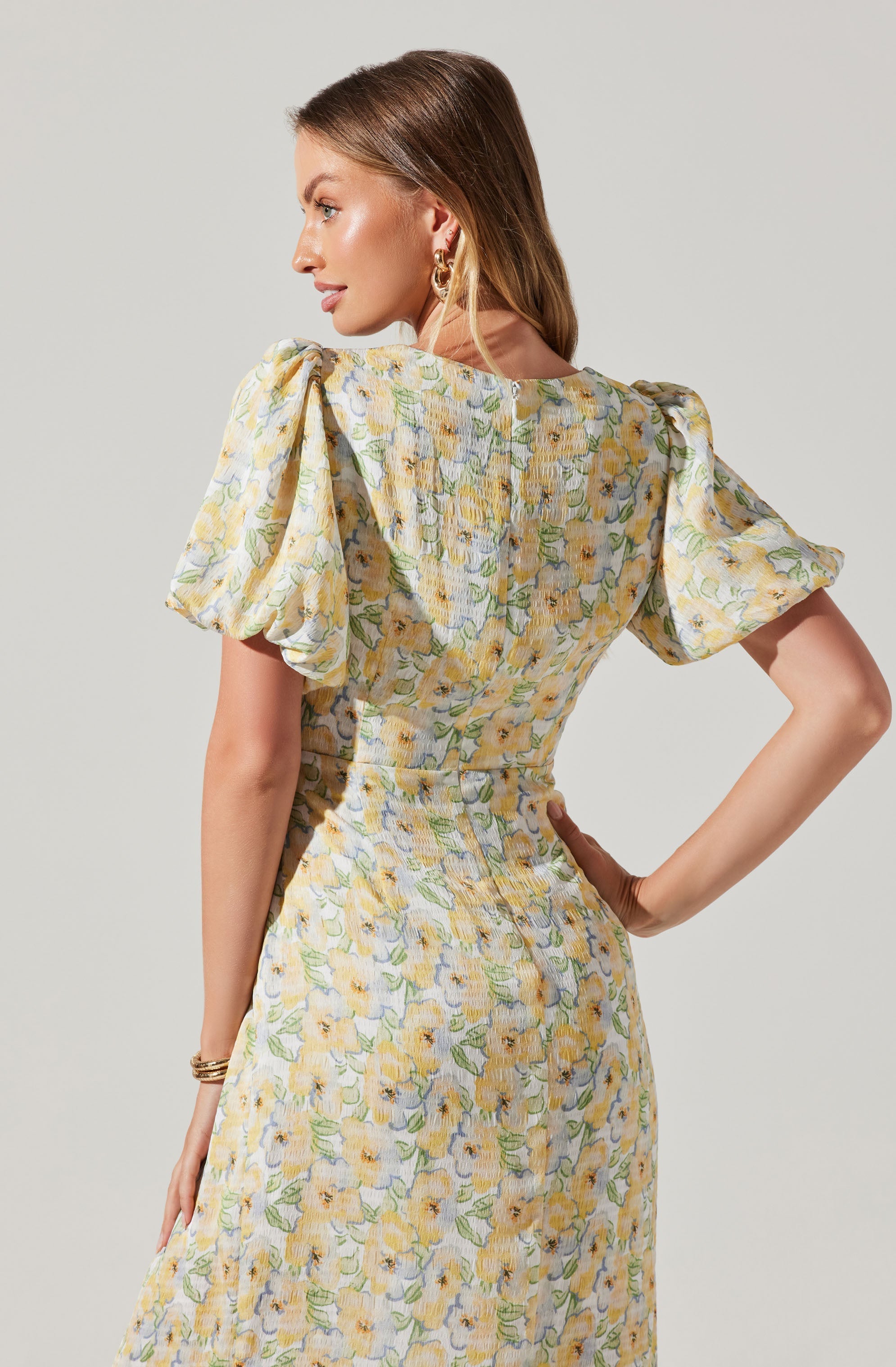 Modena Floral Midi Dress