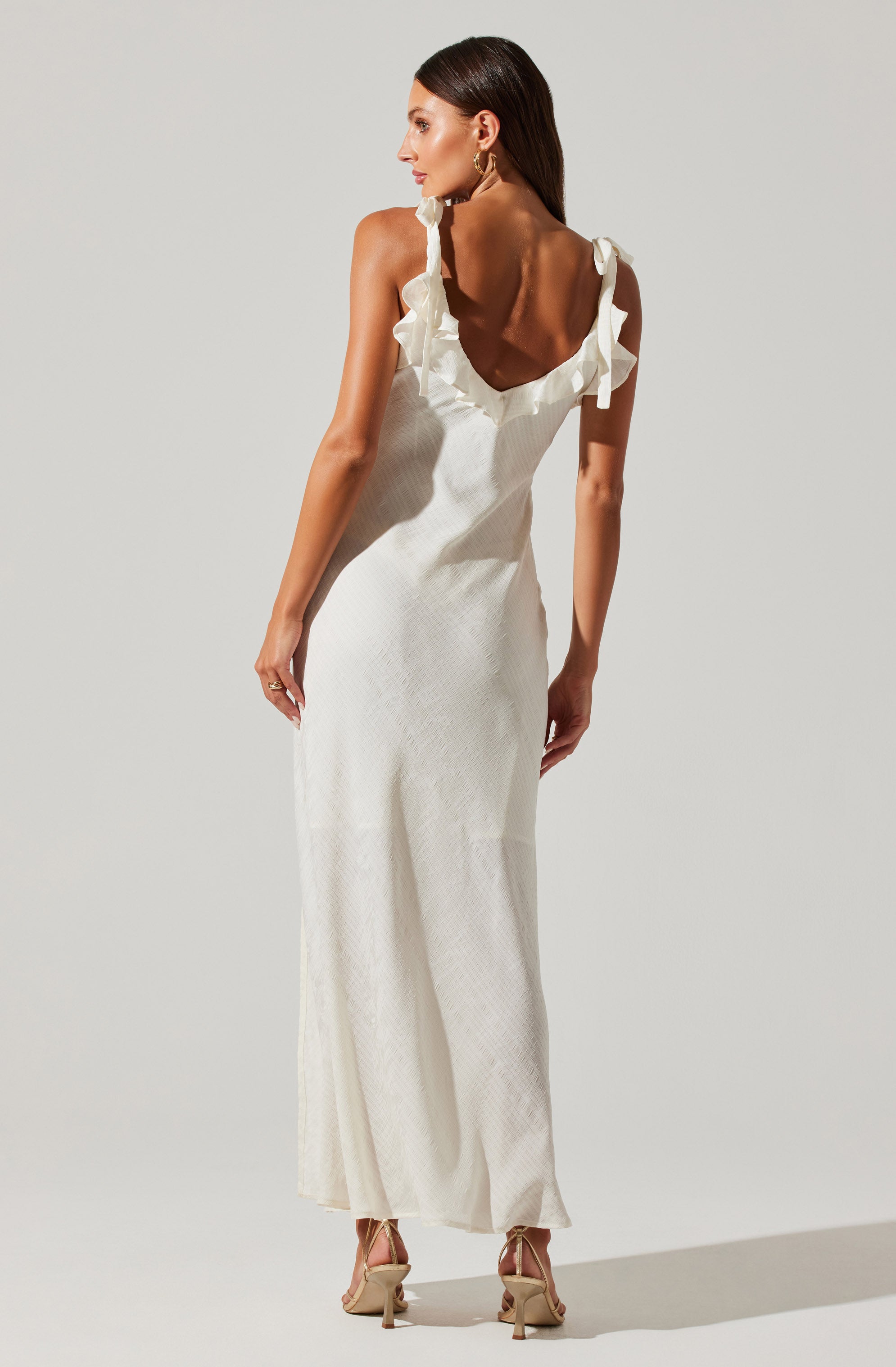 Sorbae Ruffle Maxi Dress