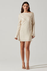 Sakari Bell Sleeve Mini Dress