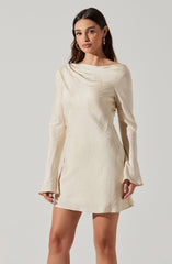 Sakari Bell Sleeve Mini Dress